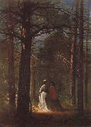 Winslow Homer Der Park von Waverly Oaks painting